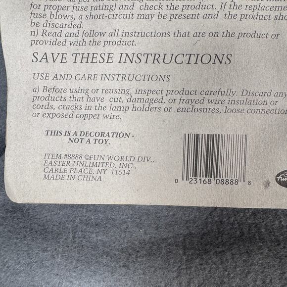 Vintage 1997 Scream Light Set Fun World Halloween Yard Scenes Ghostface Mask B - Picture 10 of 11